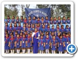 Guides Troop with Guide Teacher K.L. Joshi